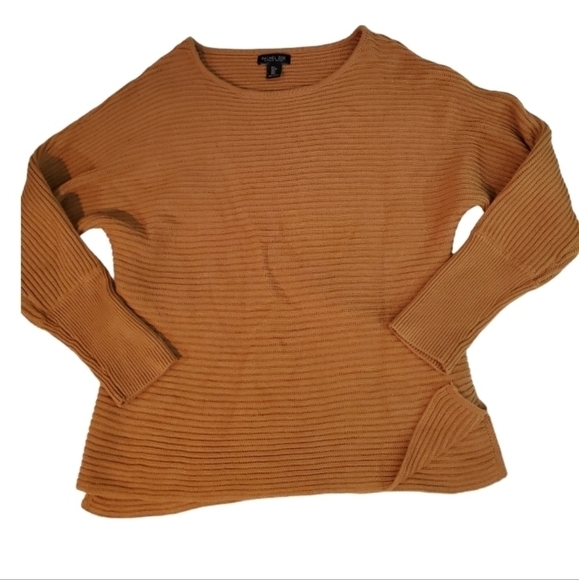 Rachel Zoe Brown Ribbed Knit Sweater Sz S - Picture 1 of 7
